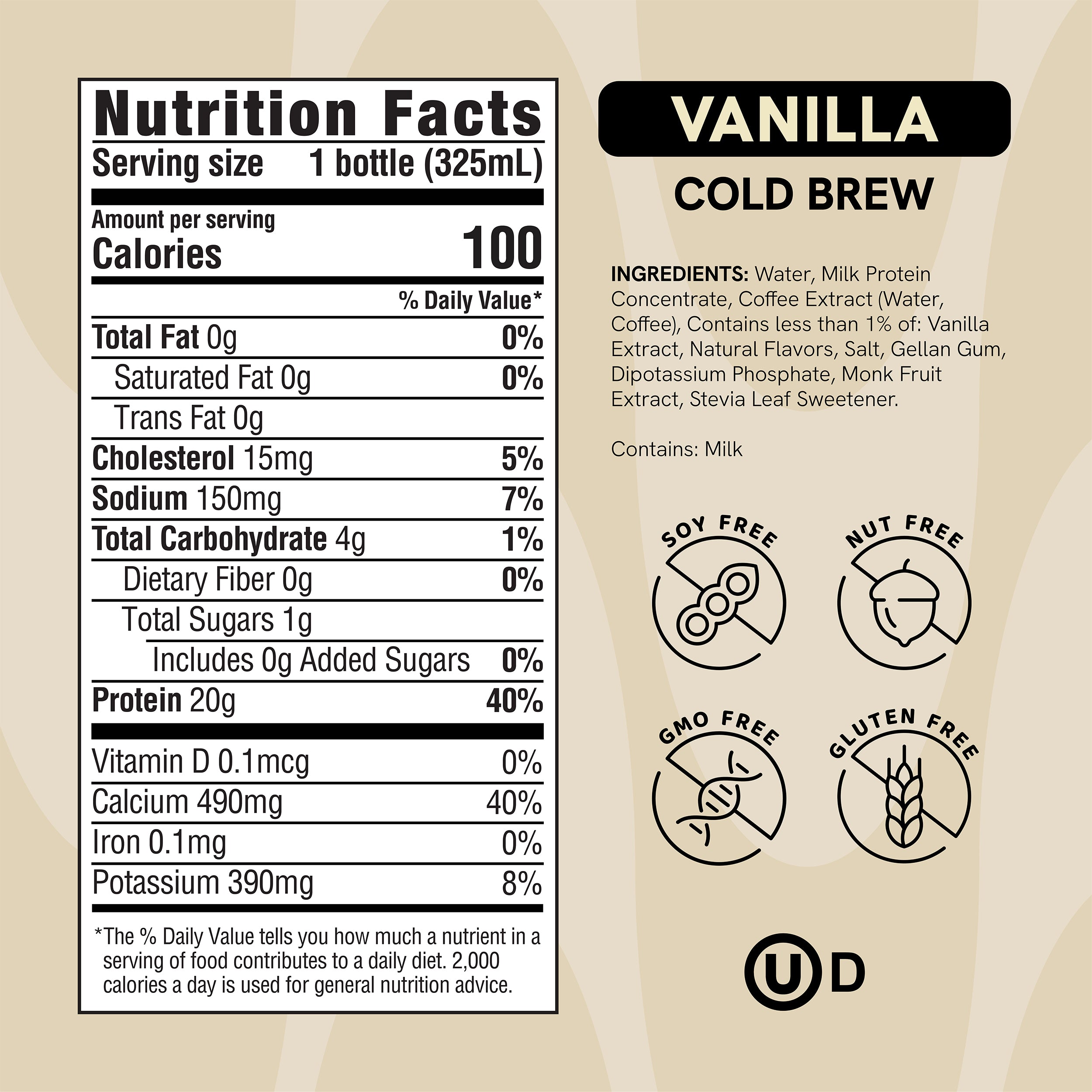 Vanilla Cold Brew - 12 Pack